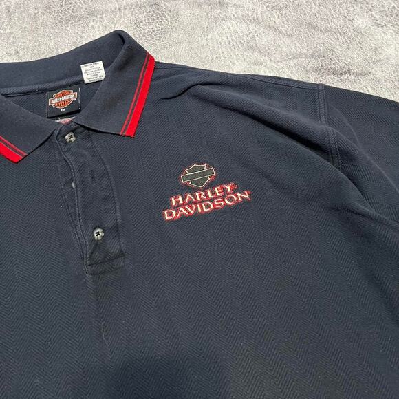 Harley davidson mens polo top - Picture 2 of 7